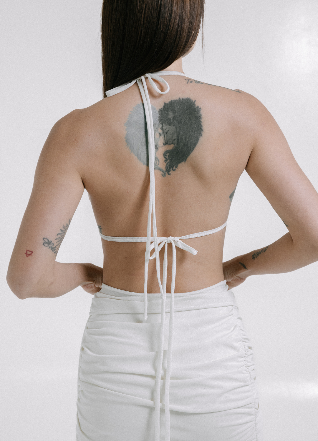 Soft V Top Marfil