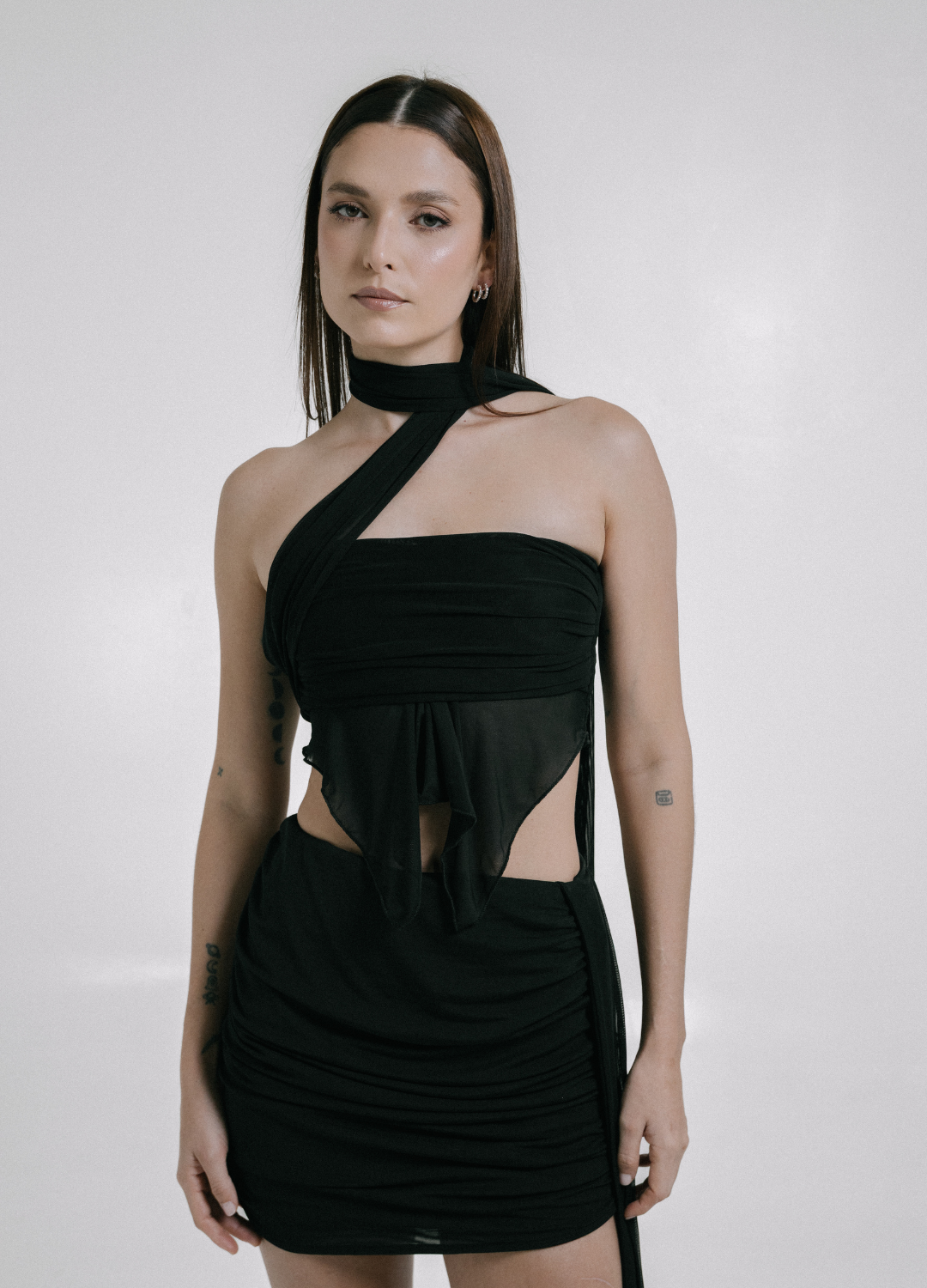 Sculpt Wrap Top Negro