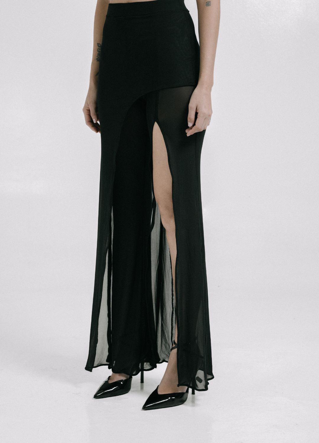 Open Veil Pant Negro