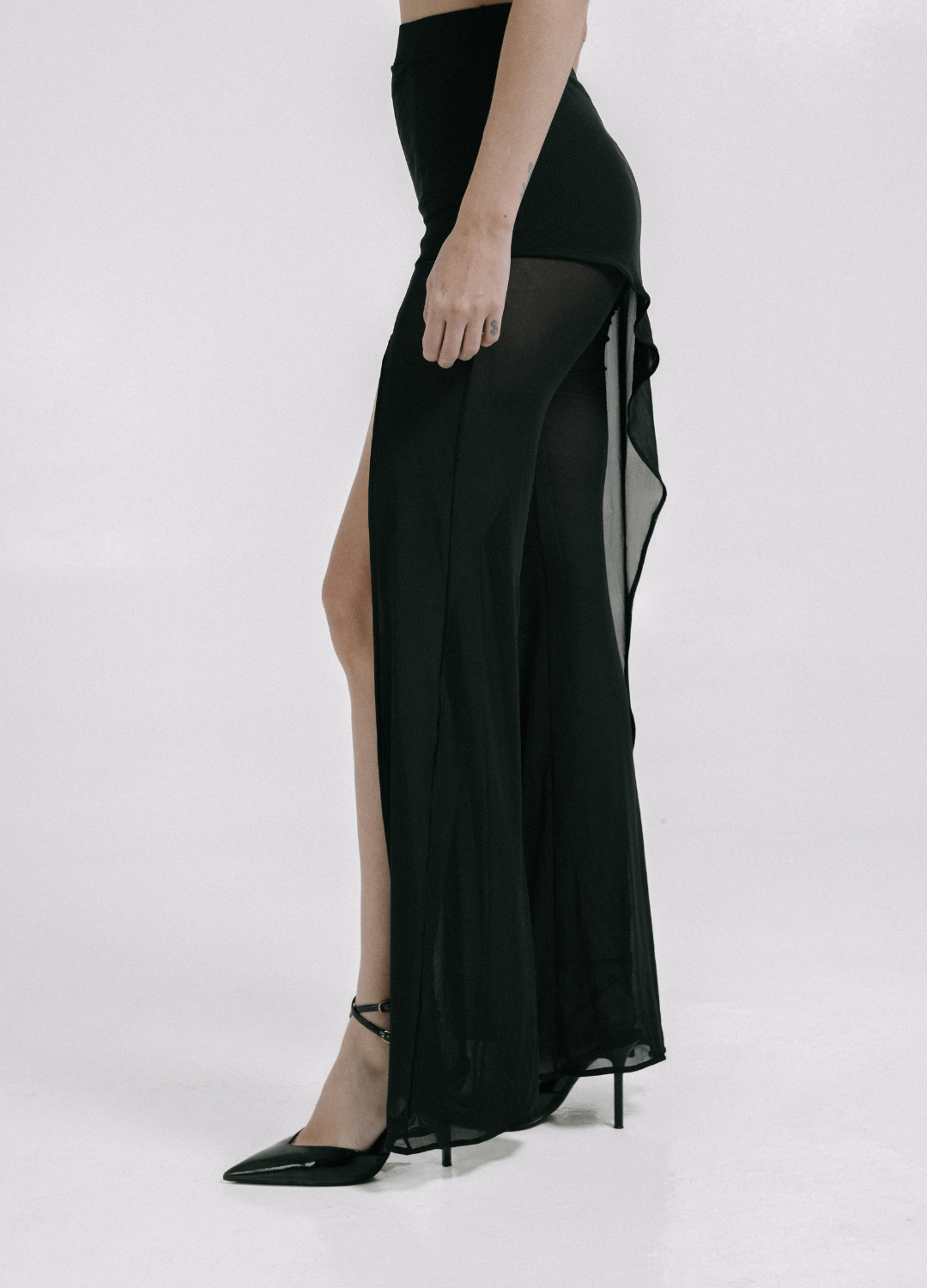 Open Veil Pant Negro