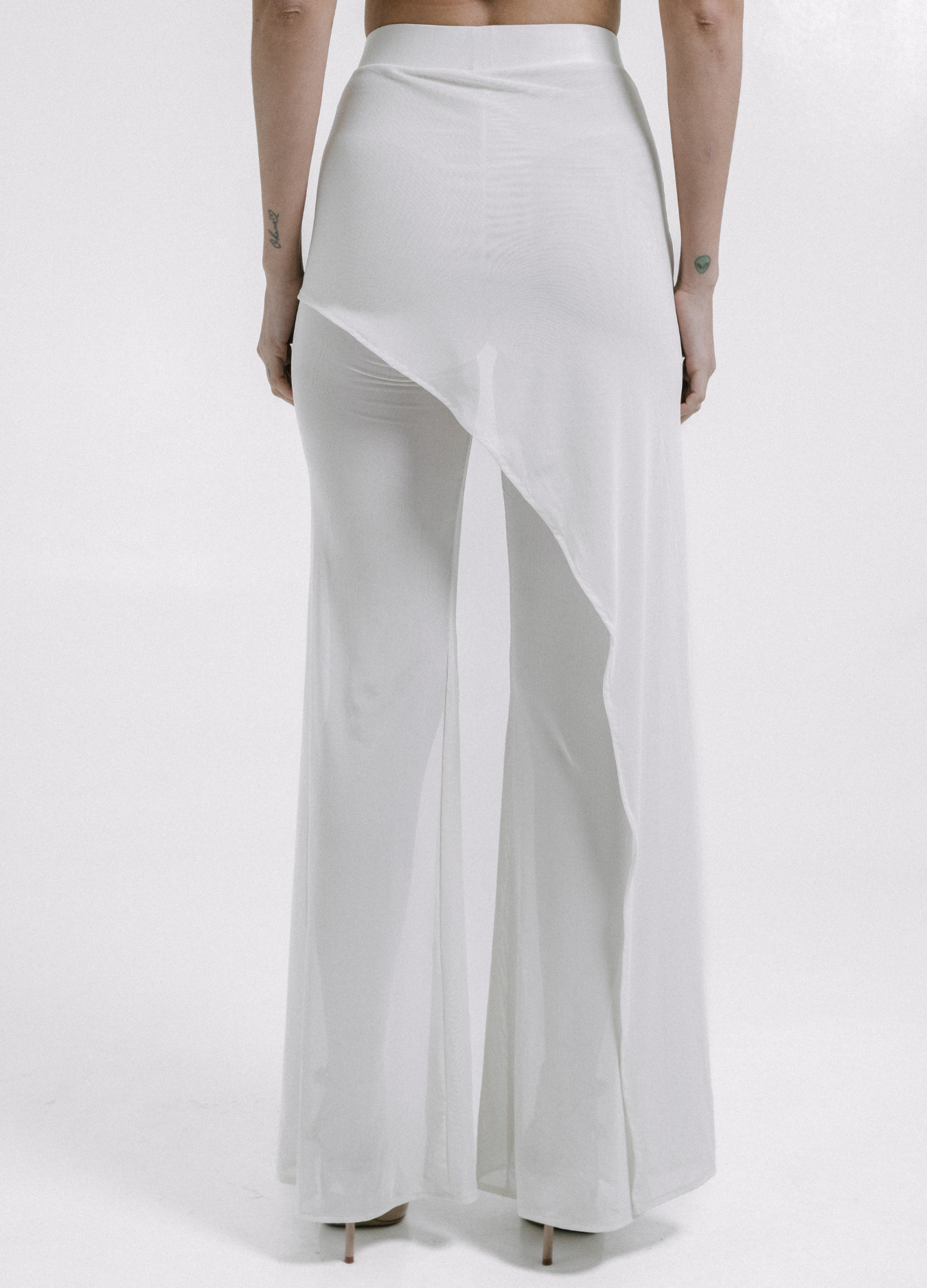 Open Veil Pant Marfil
