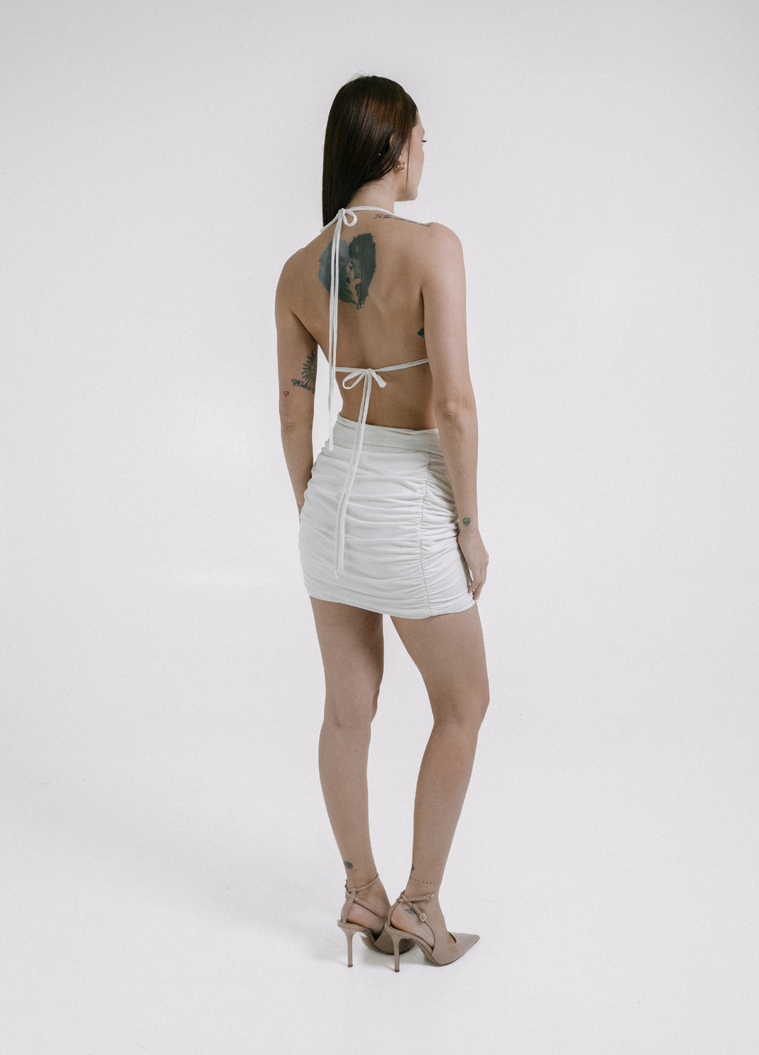 Soft V Top Marfil