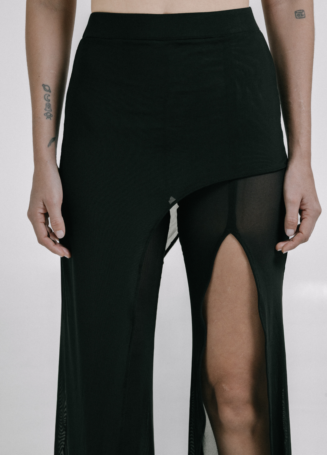 Open Veil Pant Negro