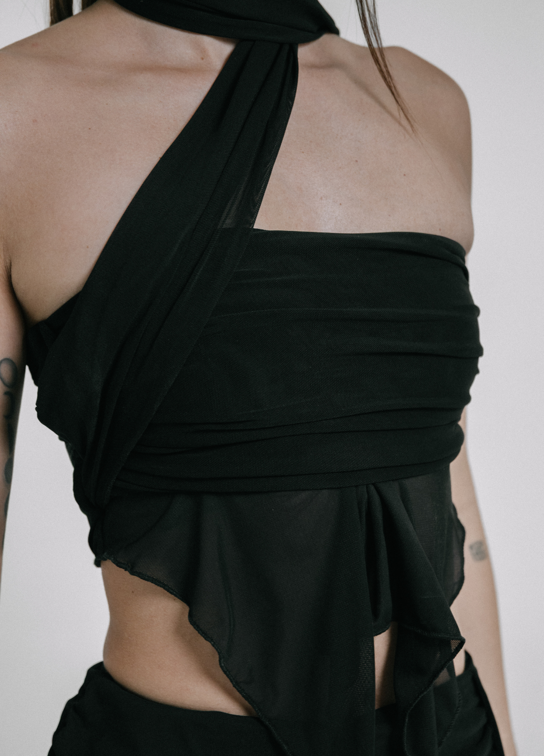 Sculpt Wrap Top Negro