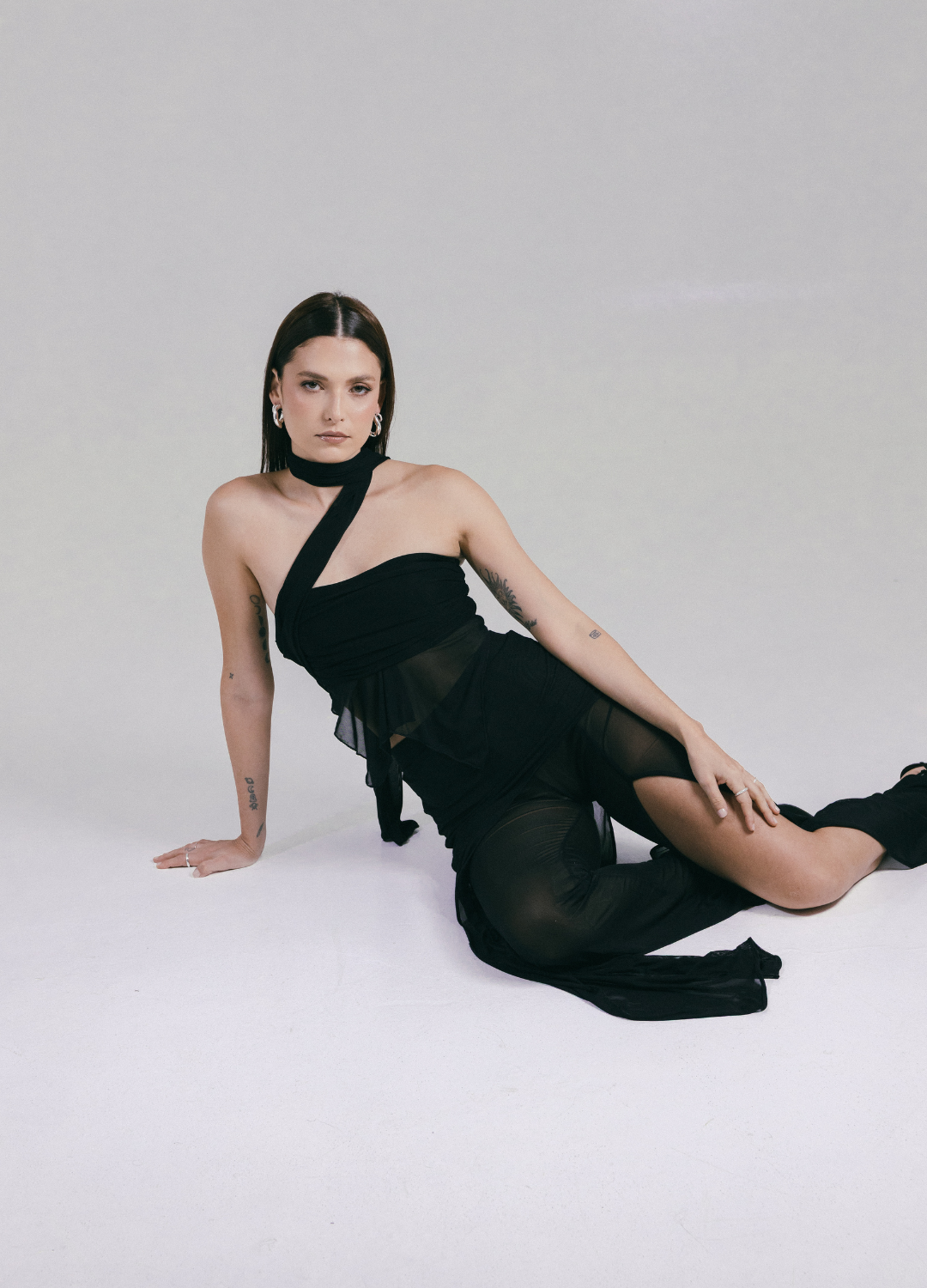 Open Veil Pant Negro