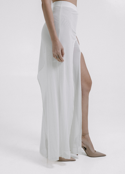 Open Veil Pant Marfil